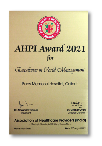 2021 AHPI Excellence in Covid Management